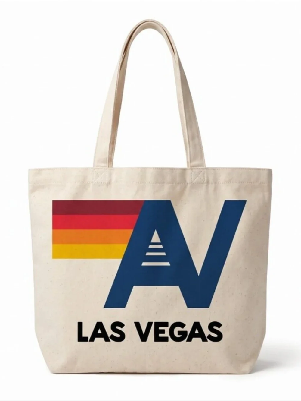 Aviator Nation Las Vegas Canvas Logo Tote Bag